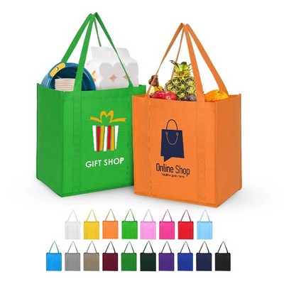 Non Woven Grocery Tote Bag ( 12" X 8" X 13" )